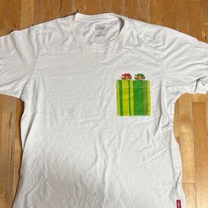 Uniqlo X Nintendo Mario and Luigi Pocket Tshirt
